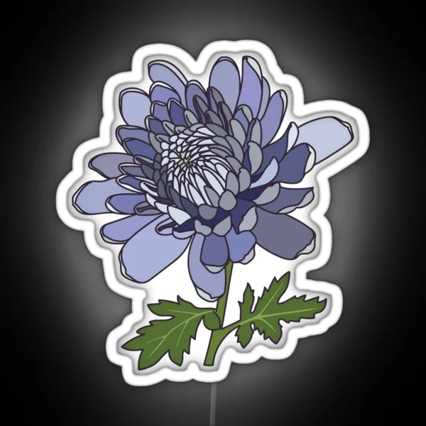 Chrysanthemum RGB Neon Sign