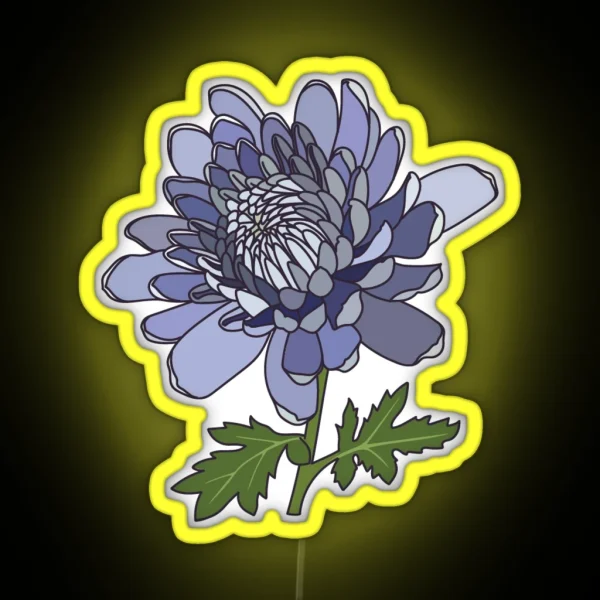 Chrysanthemum RGB Neon Sign