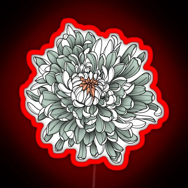 Chrysanthemum RGB Neon Sign