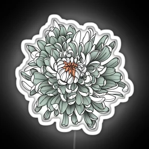 Chrysanthemum RGB Neon Sign