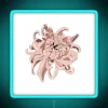 Charming Modern Chrysanthemum Flower Wall Decoration with Colorful Neon Accent