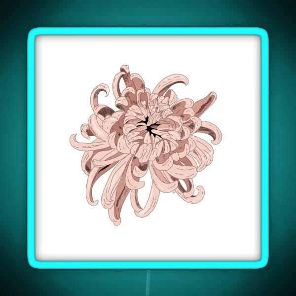 Chrysanthemum RGB Neon Sign