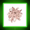 Vibrant Chrysanthemum floral design RGB neon bar pub decor sign