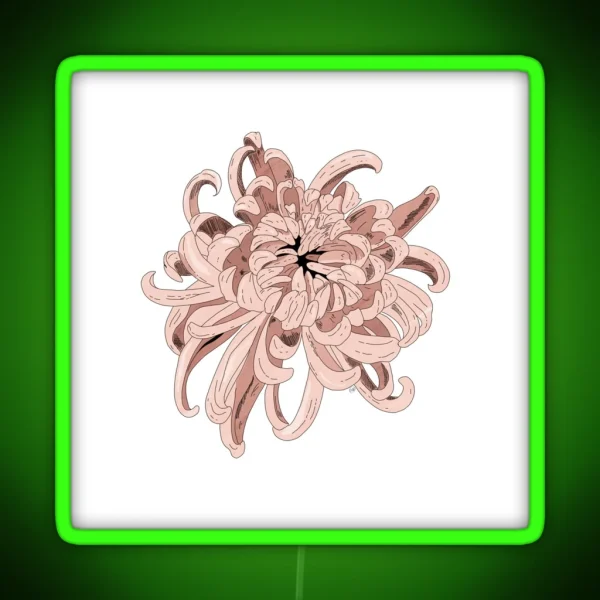 Chrysanthemum RGB Neon Sign