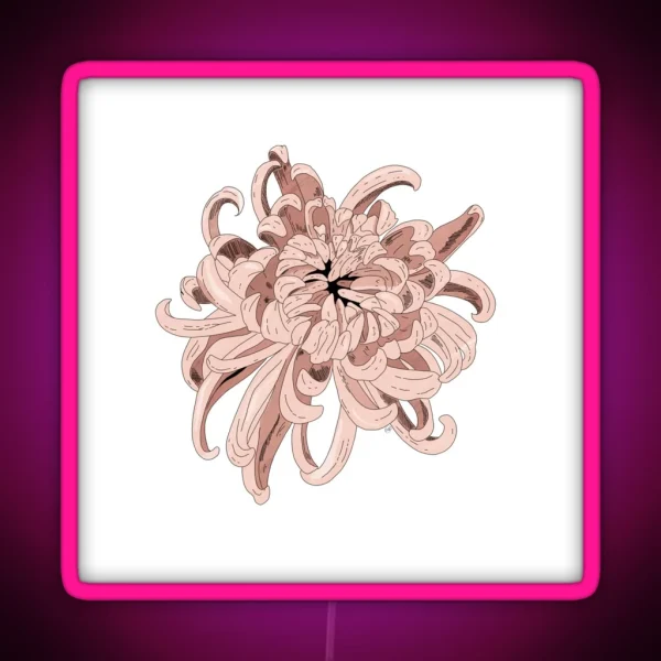 Chrysanthemum RGB Neon Sign
