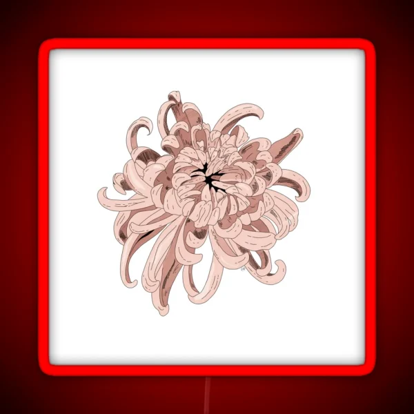 Chrysanthemum RGB Neon Sign