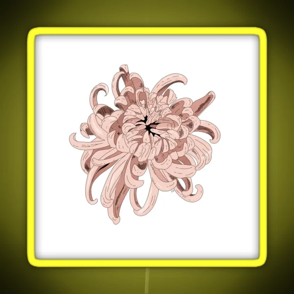 Chrysanthemum RGB Neon Sign