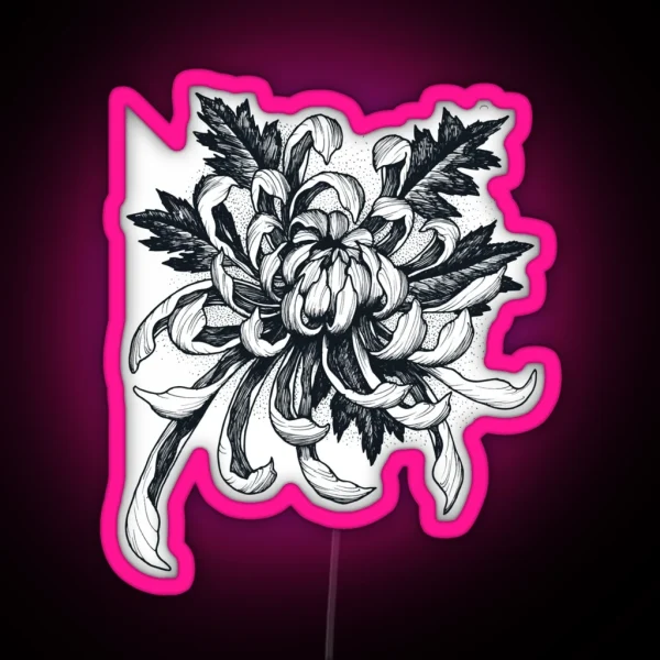 CHRYSANTHEMUM RGB Neon Sign