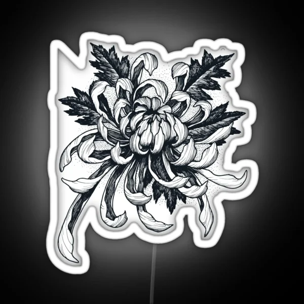 CHRYSANTHEMUM RGB Neon Sign