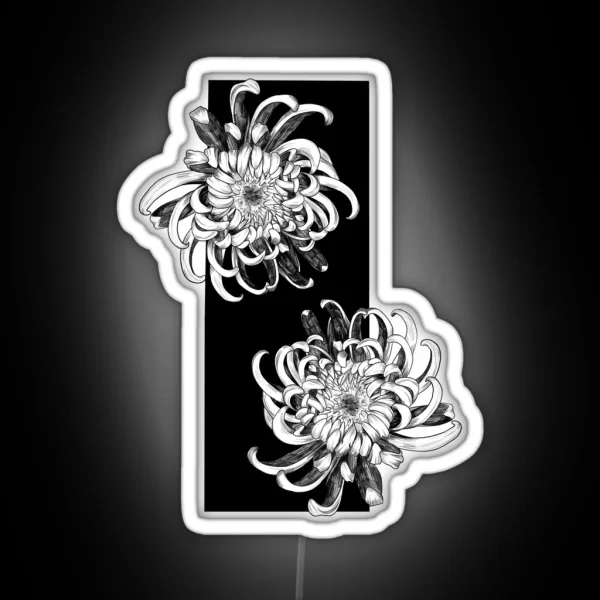 Chrysanthemum RGB Neon Sign