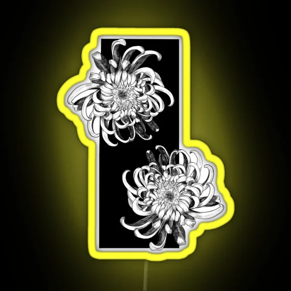 Chrysanthemum RGB Neon Sign