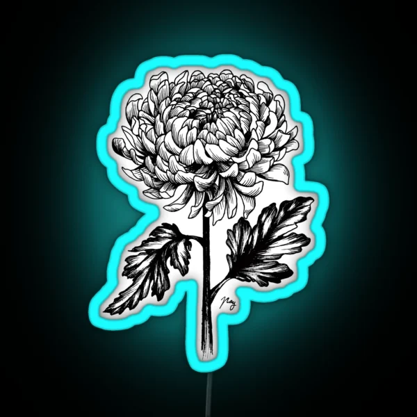 Chrysanthemum RGB Neon Sign