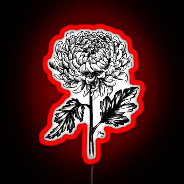 Chrysanthemum RGB Neon Sign
