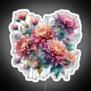 Chrysanthemum RGB Neon Sign