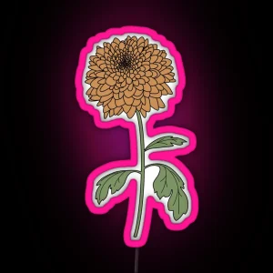 Chrysanthemum RGB Neon Sign