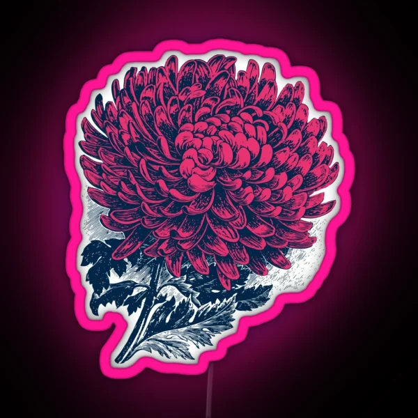 Chrysanthemum RGB Neon Sign