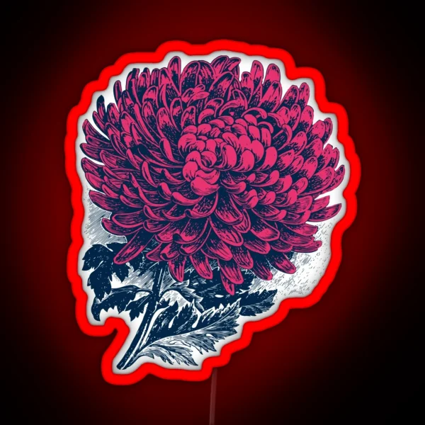 Chrysanthemum RGB Neon Sign
