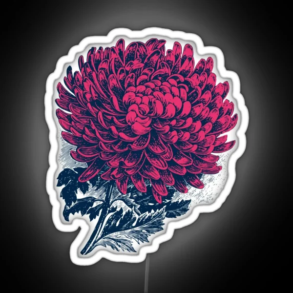 Chrysanthemum RGB Neon Sign