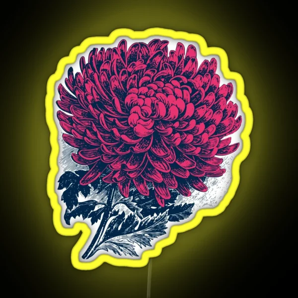 Chrysanthemum RGB Neon Sign