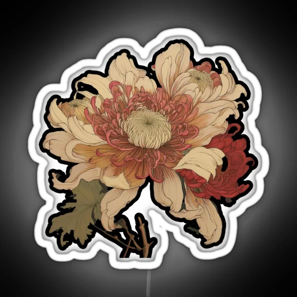 Chrysanthemum RGB Neon Sign