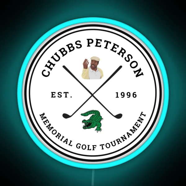 Chubbs Peterson Memorial Golf Tournament Est RGB Neon Sign