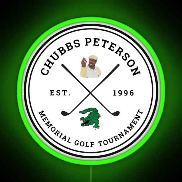 Chubbs Peterson Memorial Golf Tournament Est RGB Neon Sign
