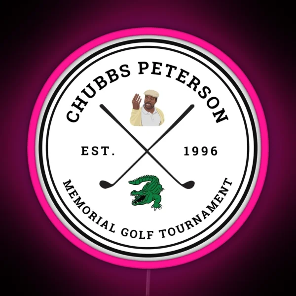 Chubbs Peterson Memorial Golf Tournament Est RGB Neon Sign