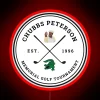 RGB neon sign celebrating Chubbs Peterson golf tournament history since 1996