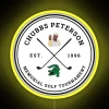Customizable RGB LED neon signs for golf tournament memorials and displays
