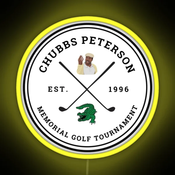 Chubbs Peterson Memorial Golf Tournament Est RGB Neon Sign
