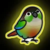 Vibrant Parrot-Inspired Colorful Customizable LED Sign with Rainbow Neon Lighting Options