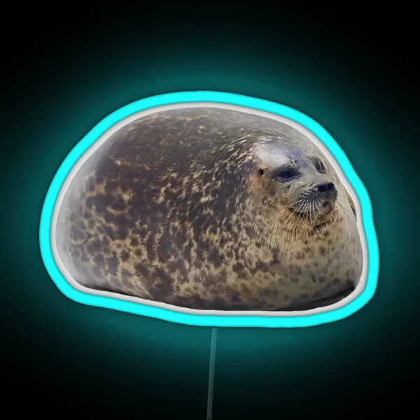 Chubby Seal RGB Neon Sign