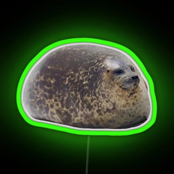 Chubby Seal RGB Neon Sign