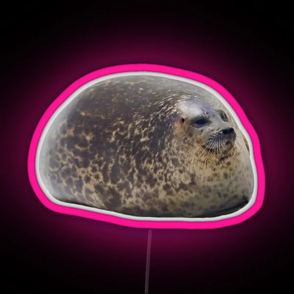 Chubby Seal RGB Neon Sign