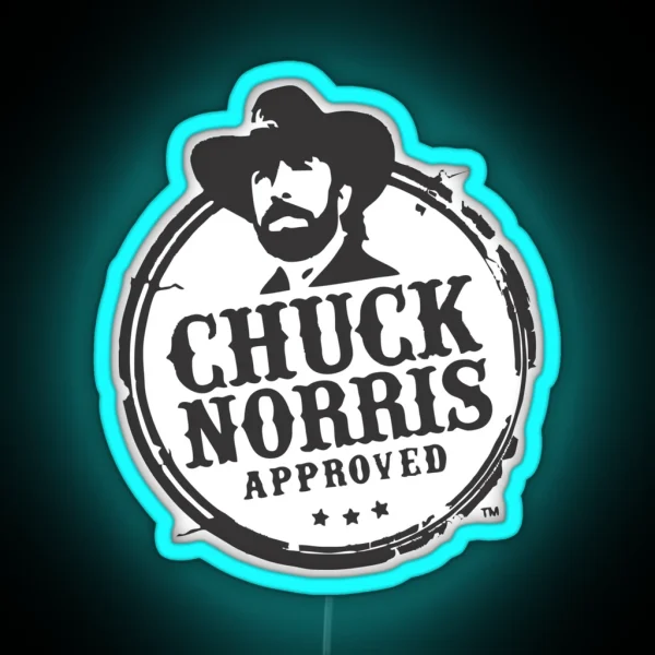 Chuck Norris RGB Neon Sign