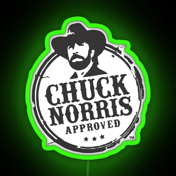 Chuck Norris RGB Neon Sign