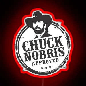 Chuck Norris RGB Neon Sign