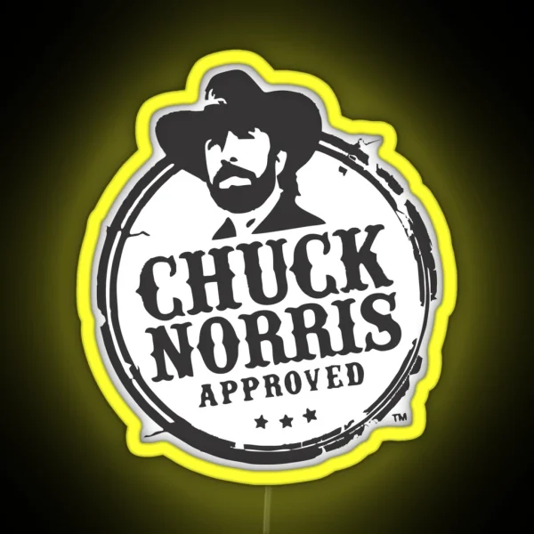 Chuck Norris RGB Neon Sign