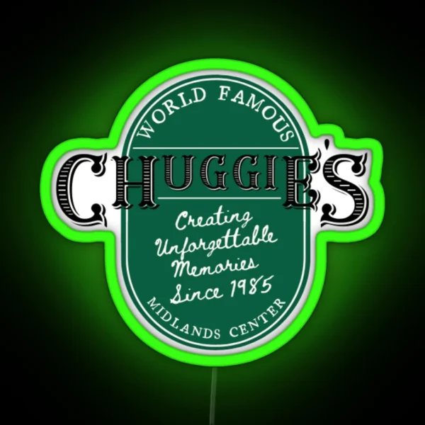 Chuggie S Bar And Grill RGB Neon Sign