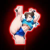 Chun Li's Fierce Fighting Spirit Illuminates Any Gaming Den or Room