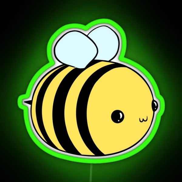 Chunky Bee RGB Neon Sign