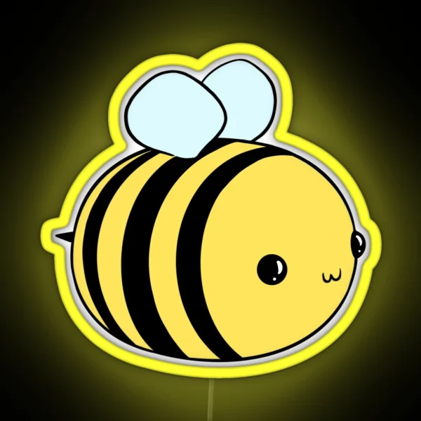 Chunky Bee RGB Neon Sign