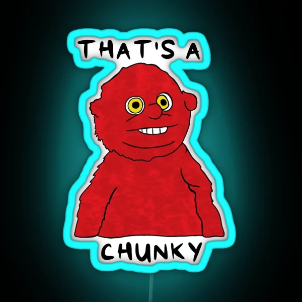 Chunky RGB Neon Sign