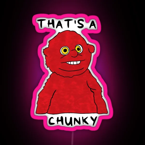 Chunky RGB Neon Sign