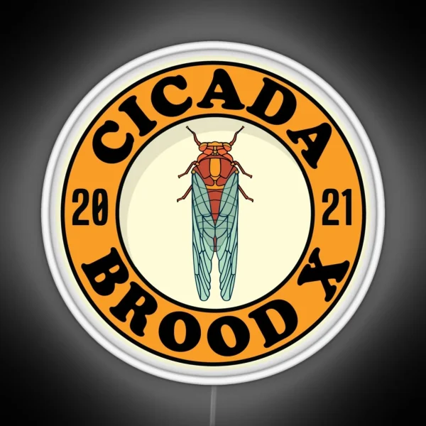 Cicada Brood X 2021 Cicada Hatch RGB Neon Sign