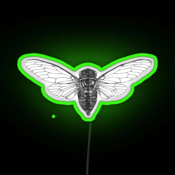 Cicada RGB Neon Sign