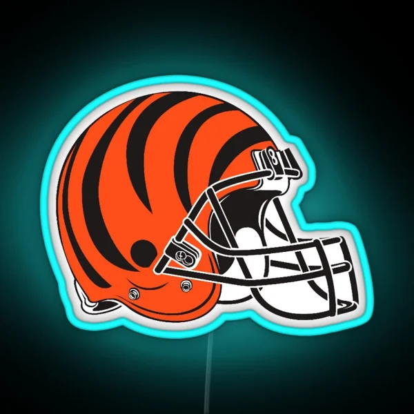 Cincinnati Bengals Helmet RGB Neon Sign