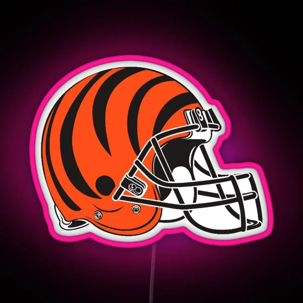 Cincinnati Bengals Helmet RGB Neon Sign