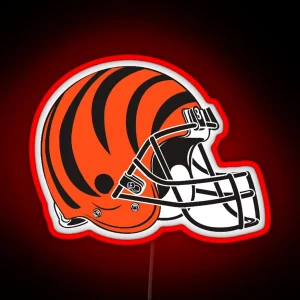 Cincinnati Bengals Helmet RGB Neon Sign
