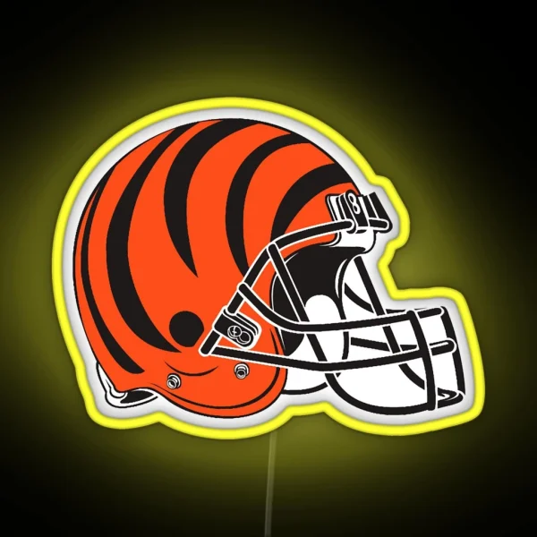 Cincinnati Bengals Helmet RGB Neon Sign